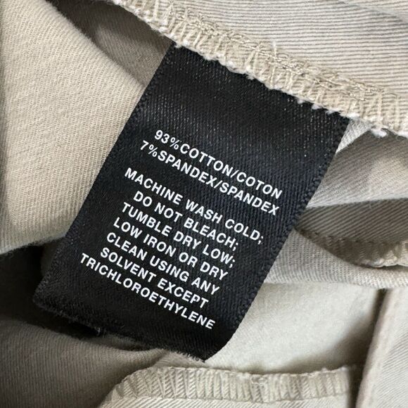 Lafayette 148 Stanlon Cropped Pants Size 4 Beige Pull On Tapered - Picture 10 of 10